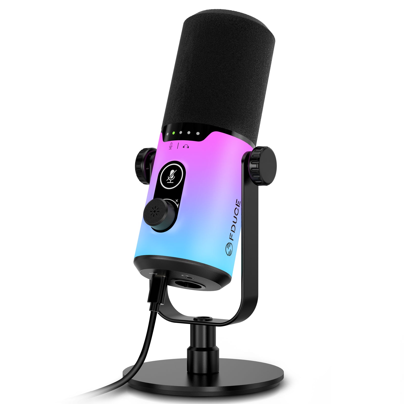 FDUCE D20 USB/XLR RGB Gaming Dynamic Microphone