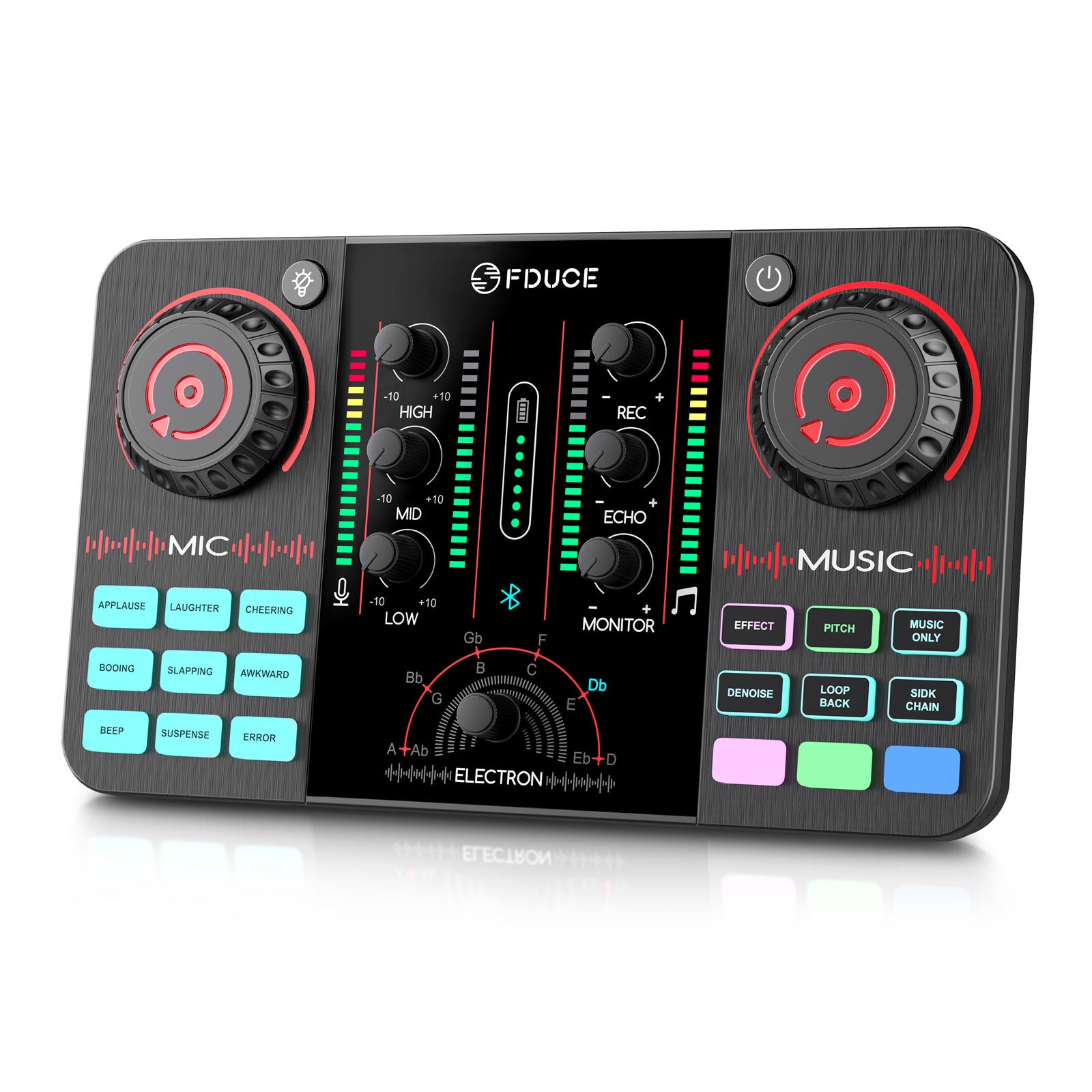 FDUCE SC11 Audio Interface, Podcast Equipment Bundle, Podcast Production Console