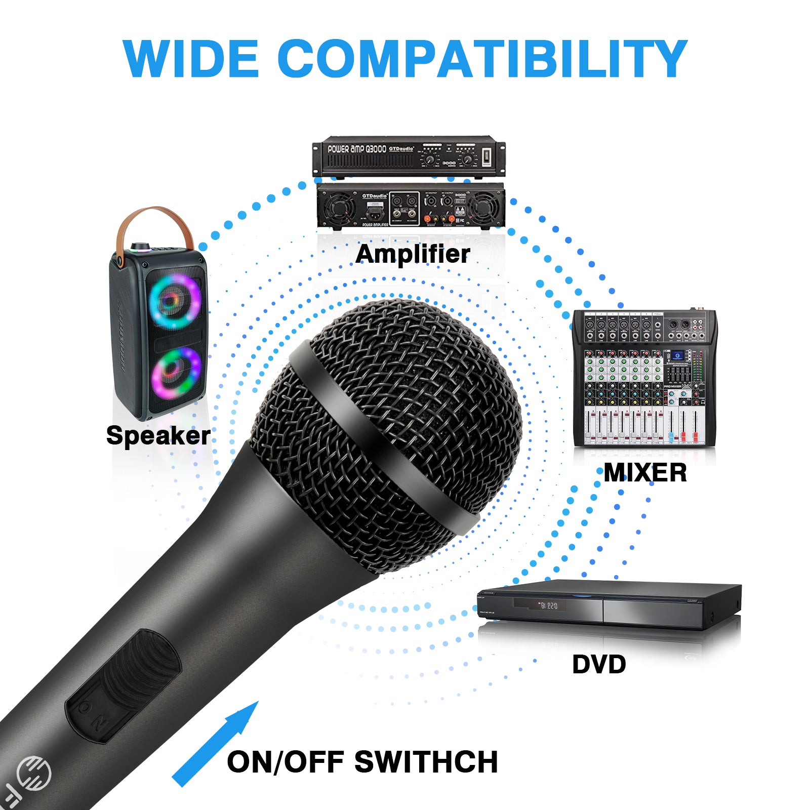 FDUCE Dynamic Wired Microphone 9.0s